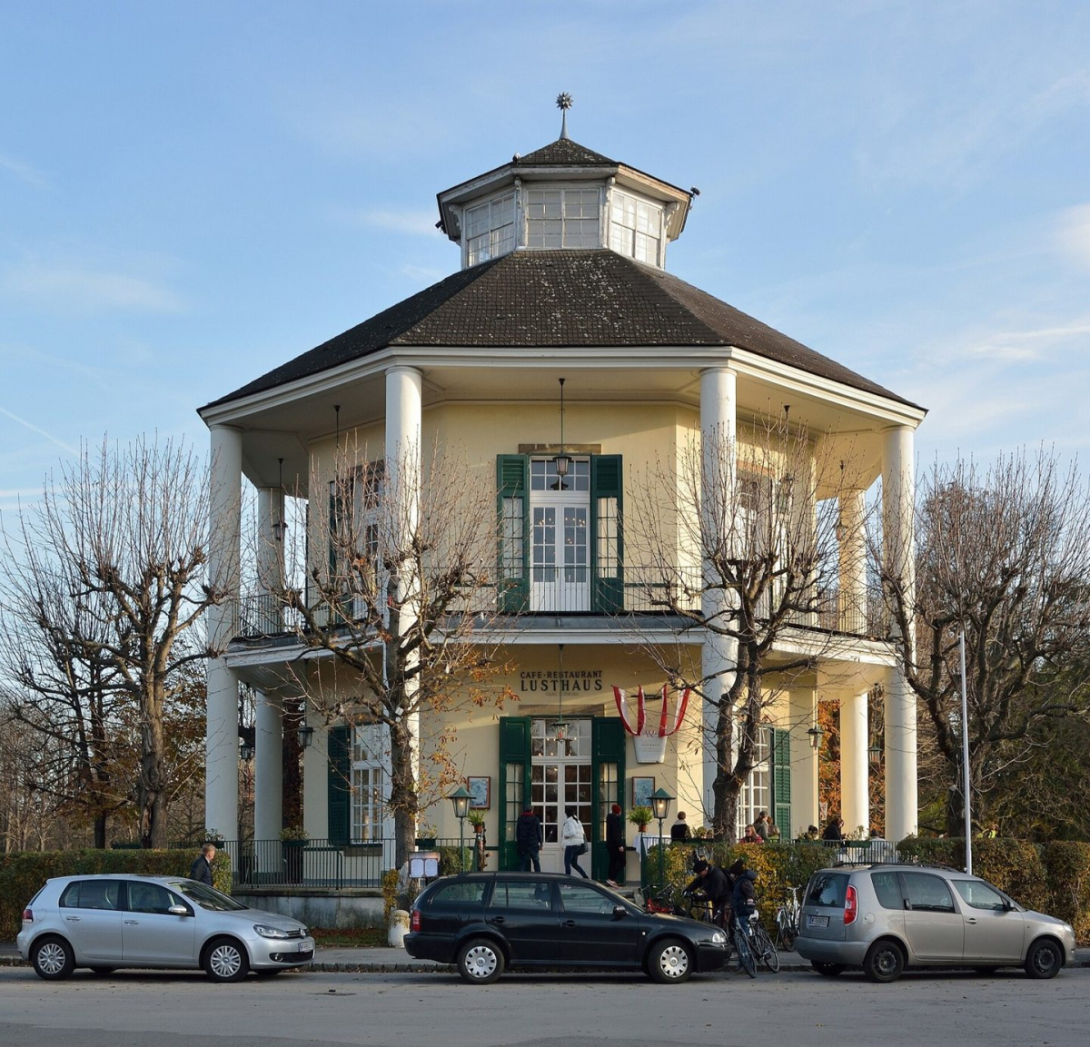 The Lusthaus at the end of the Prater’s Hauptallee