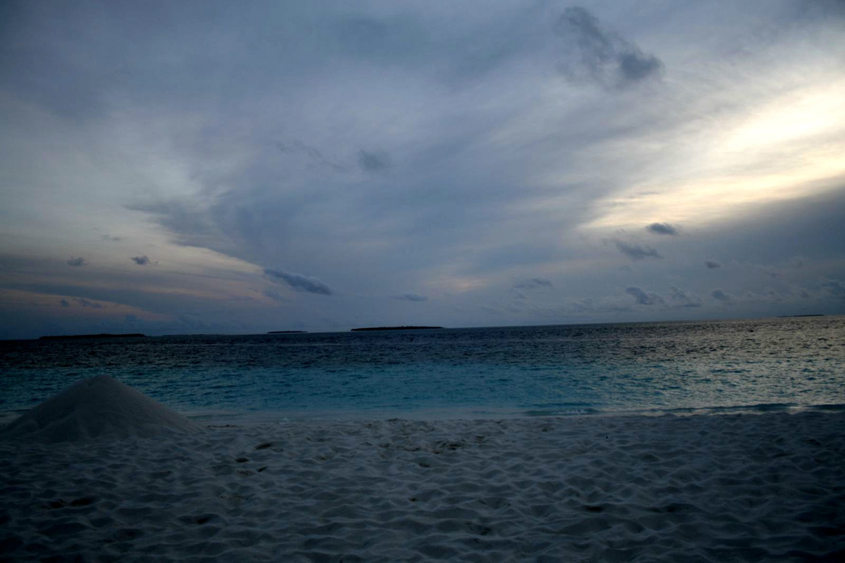 A beach on an uninhabited island in Baa Atoll