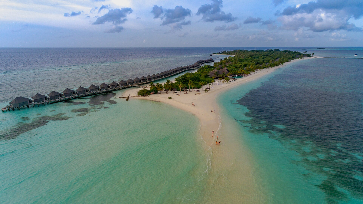 A sandbank in the Maldives A sandbank in the Maldives