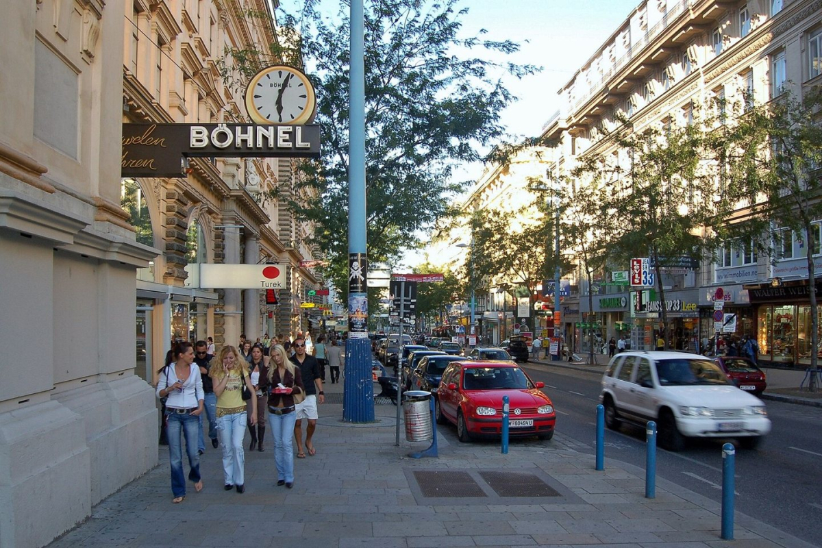 Mariahilfer Strasse in Vienna