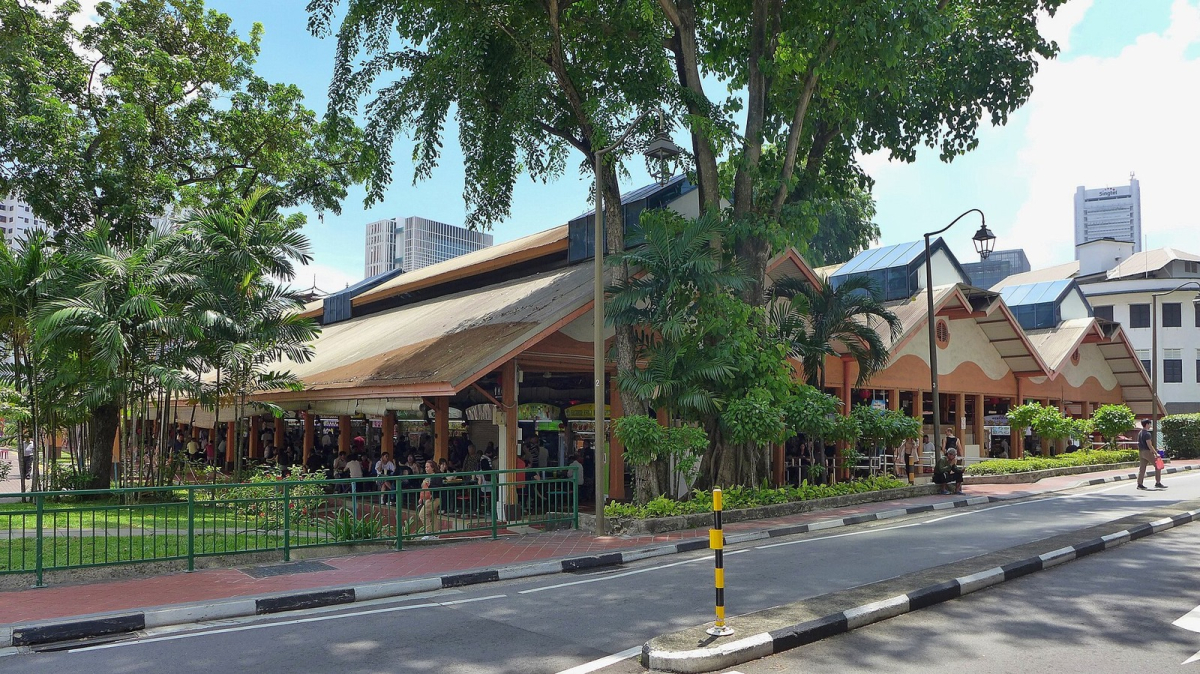 Maxwell Food Centre in Singapore. Maxwell Food Centre in Singapore.