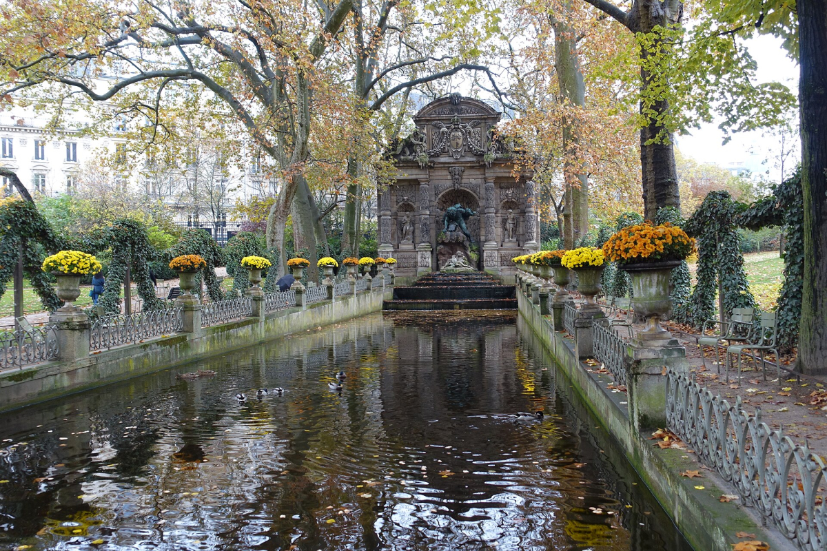 The Medici Fountain in the Jardin du Luxembourg.