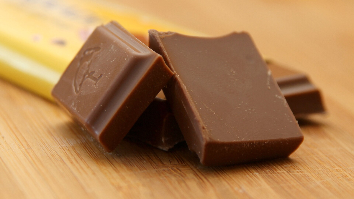 Norwegian milk chocolate photographed in 2017; an illustrative product, not current stock or packaging.