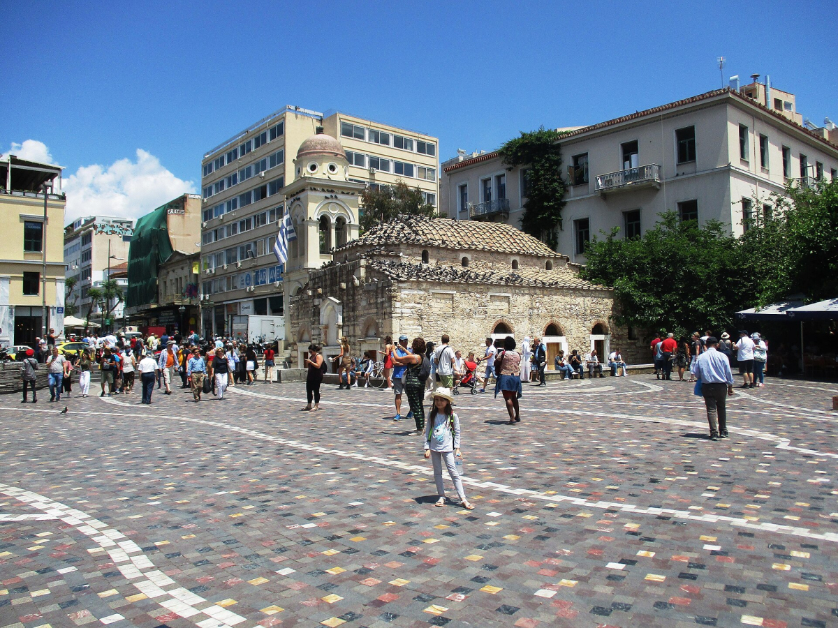Monastiraki Square and the Pantanassa Church. Monastiraki Square and the Pantanassa Church.
