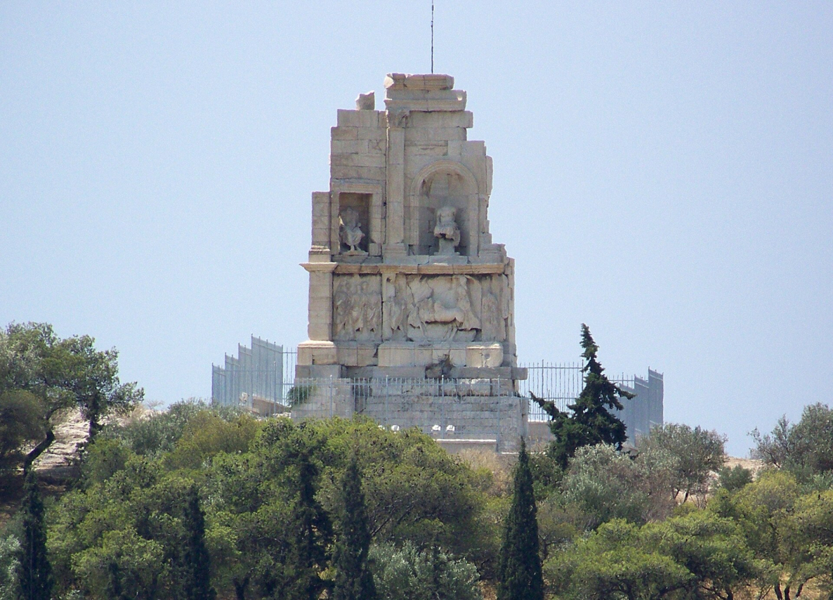 The Philopappos Monument. The Philopappos Monument.