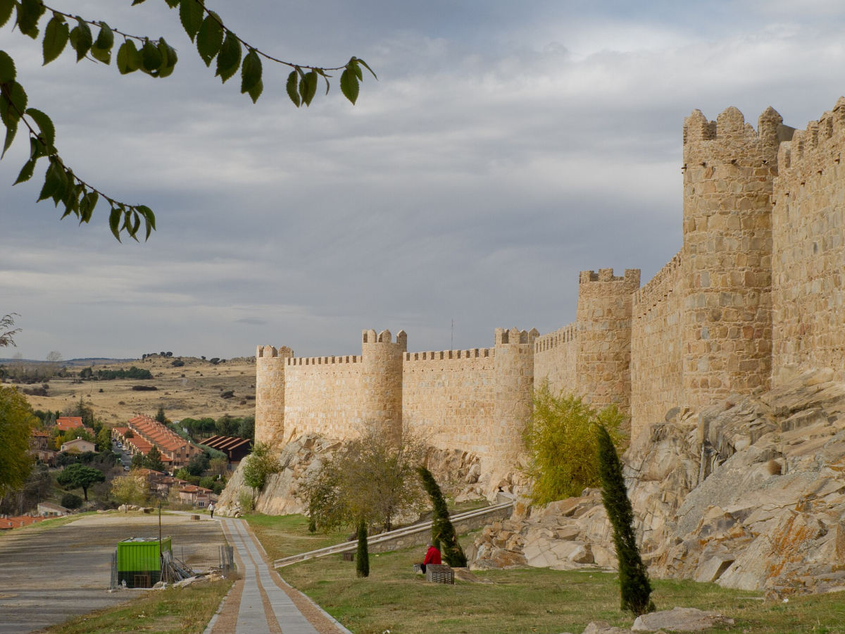 Ávila’s medieval walls. Ávila’s medieval walls.