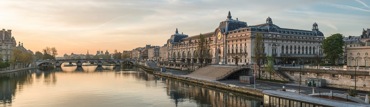 Musée d’Orsay and Pont Royal seen across the Seine.