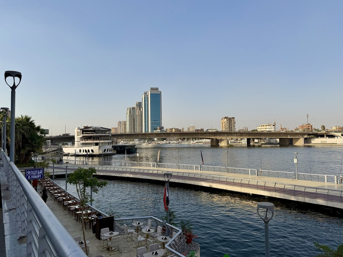Nile waterfront beside Zamalek Nile waterfront beside Zamalek