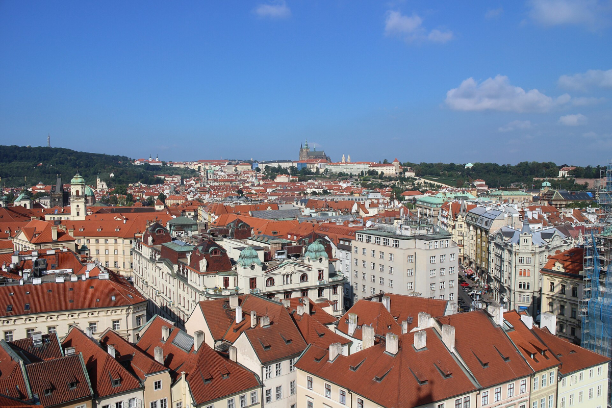 Historic buildings around Prague’s Old Town