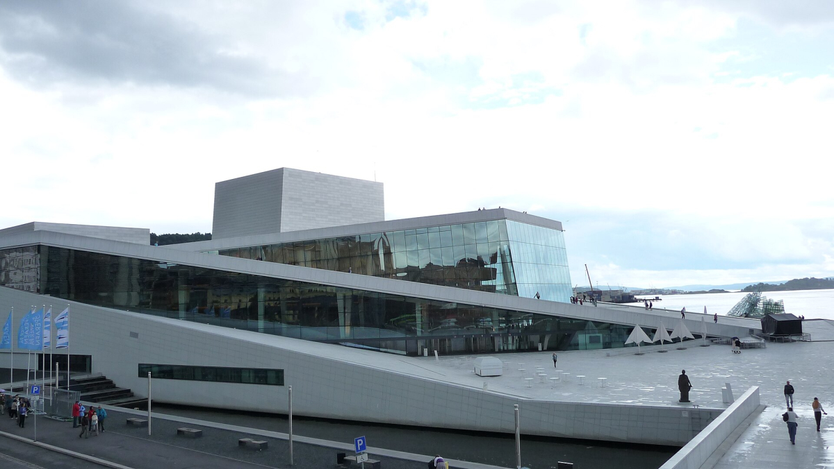 Oslo Opera House exterior, photographed in 2010. Oslo Opera House exterior, photographed in 2010.