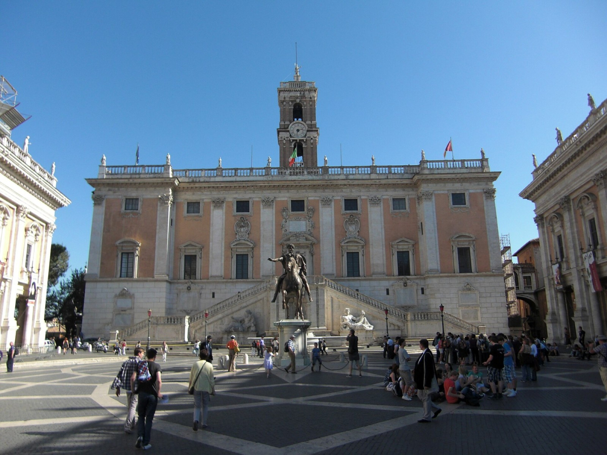Palazzo Senatorio and Piazza del Campidoglio