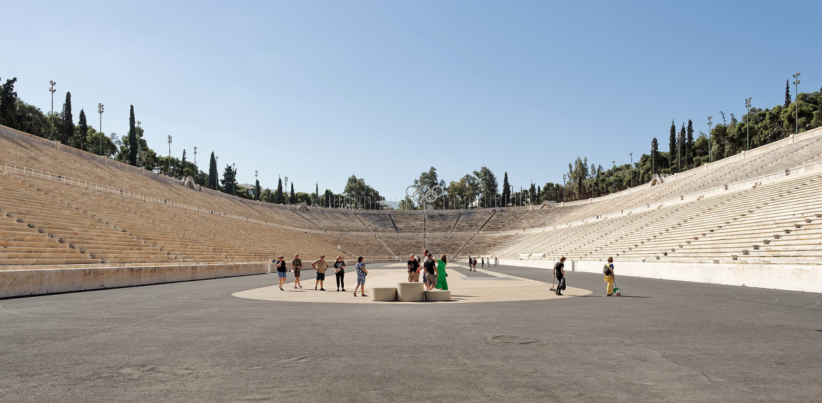 The Panathenaic Stadium. The Panathenaic Stadium.