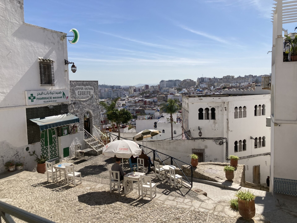 A view across the Tangier medina A view across the Tangier medina