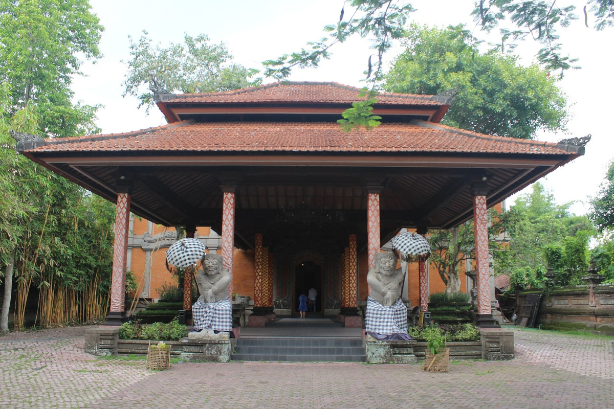 The entrance to Agung Rai Museum of Art in Ubud