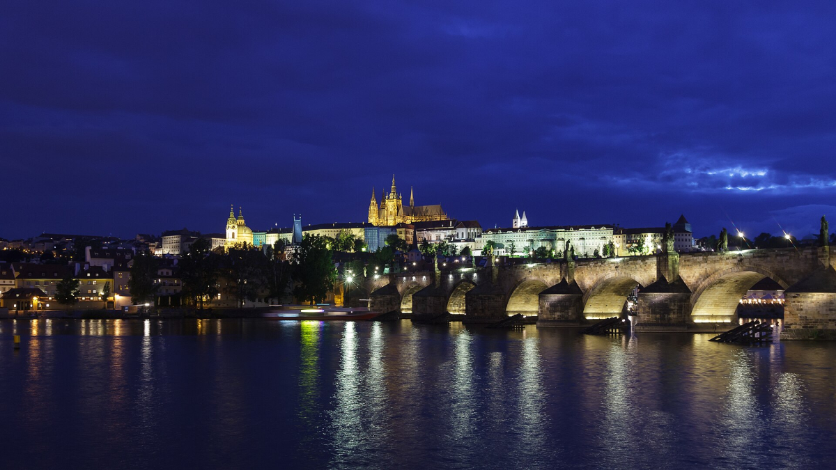 Prague at night Prague at night