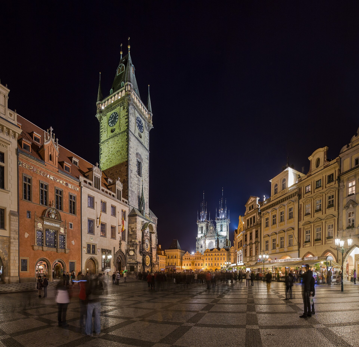 Old Town Hall and its tower in Prague
