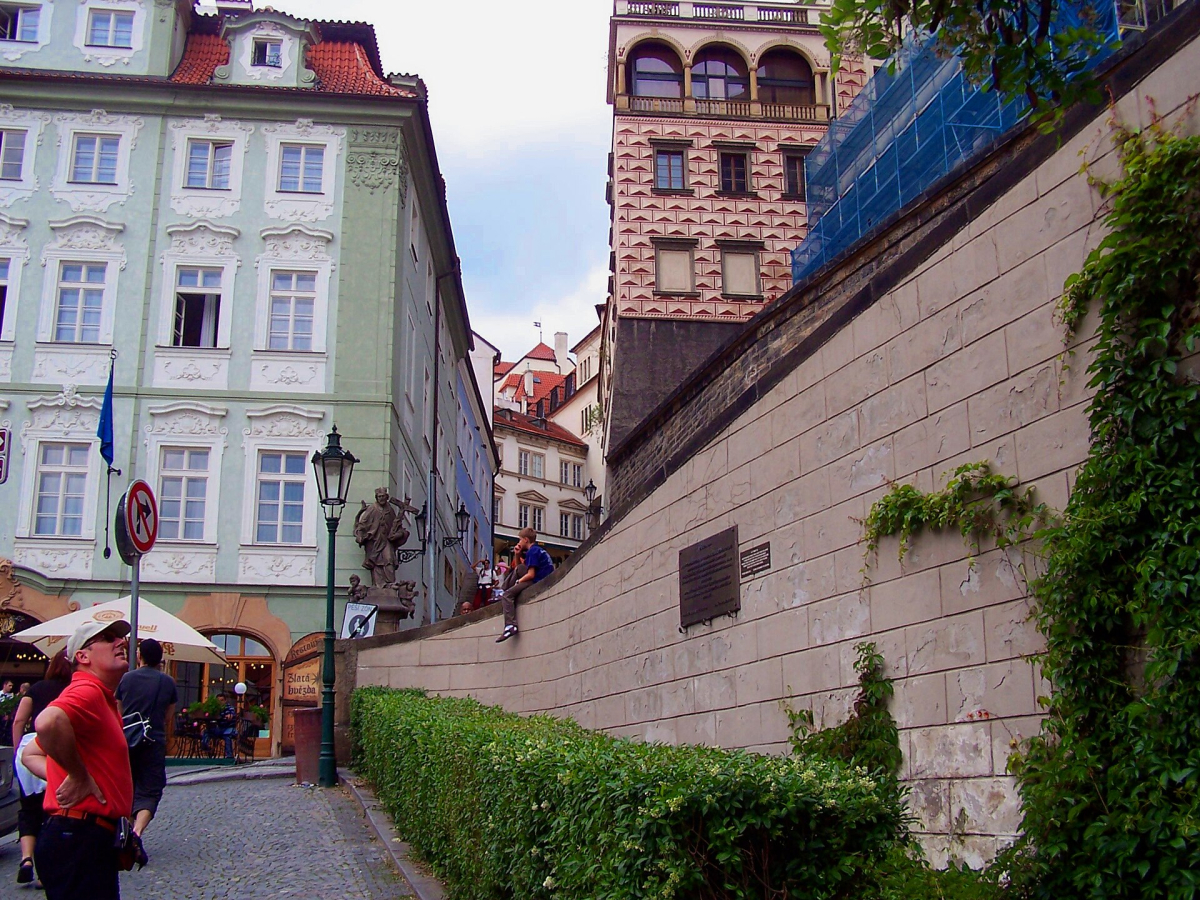 Prague streets and historic buildings Prague streets and historic buildings