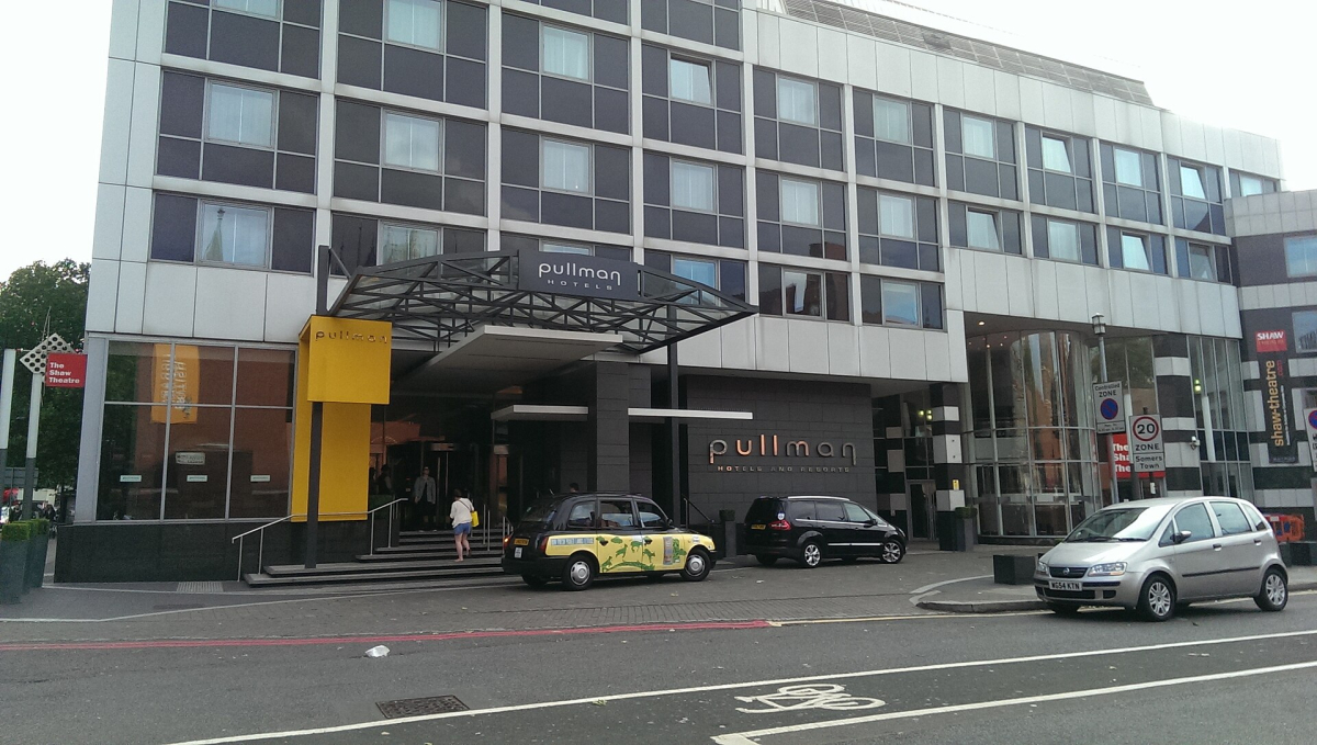 Pullman London St Pancras exterior; confirm your departure station and the walk to its terminal entrance.