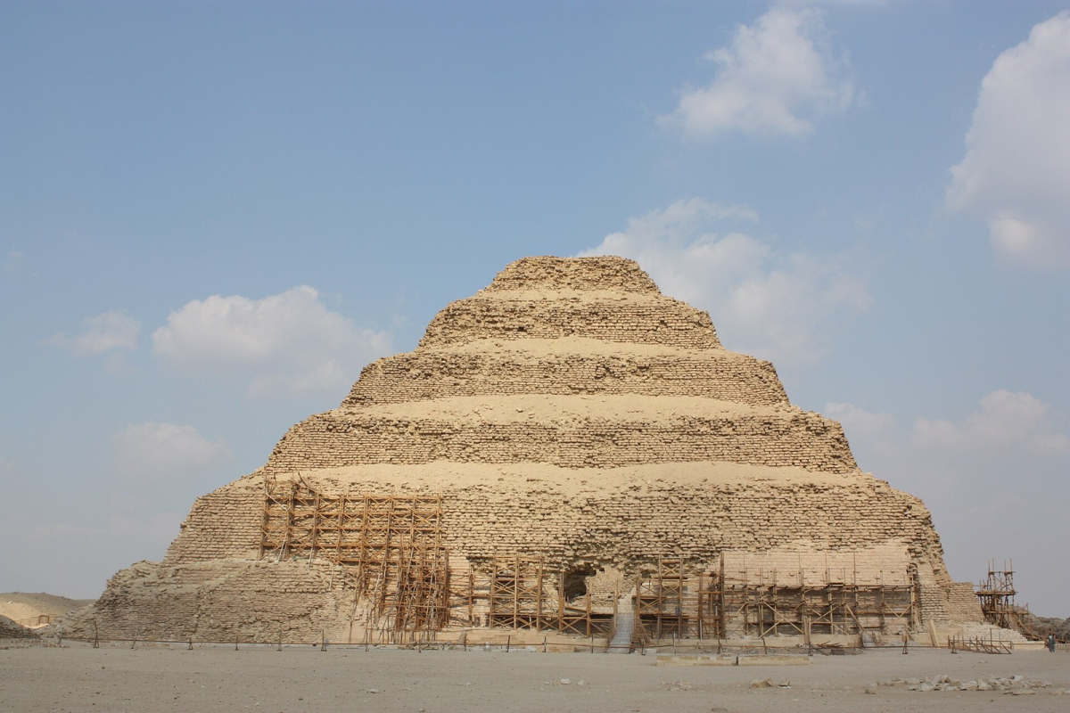 Djoser’s Step Pyramid at Saqqara in 2010 Djoser’s Step Pyramid at Saqqara in 2010