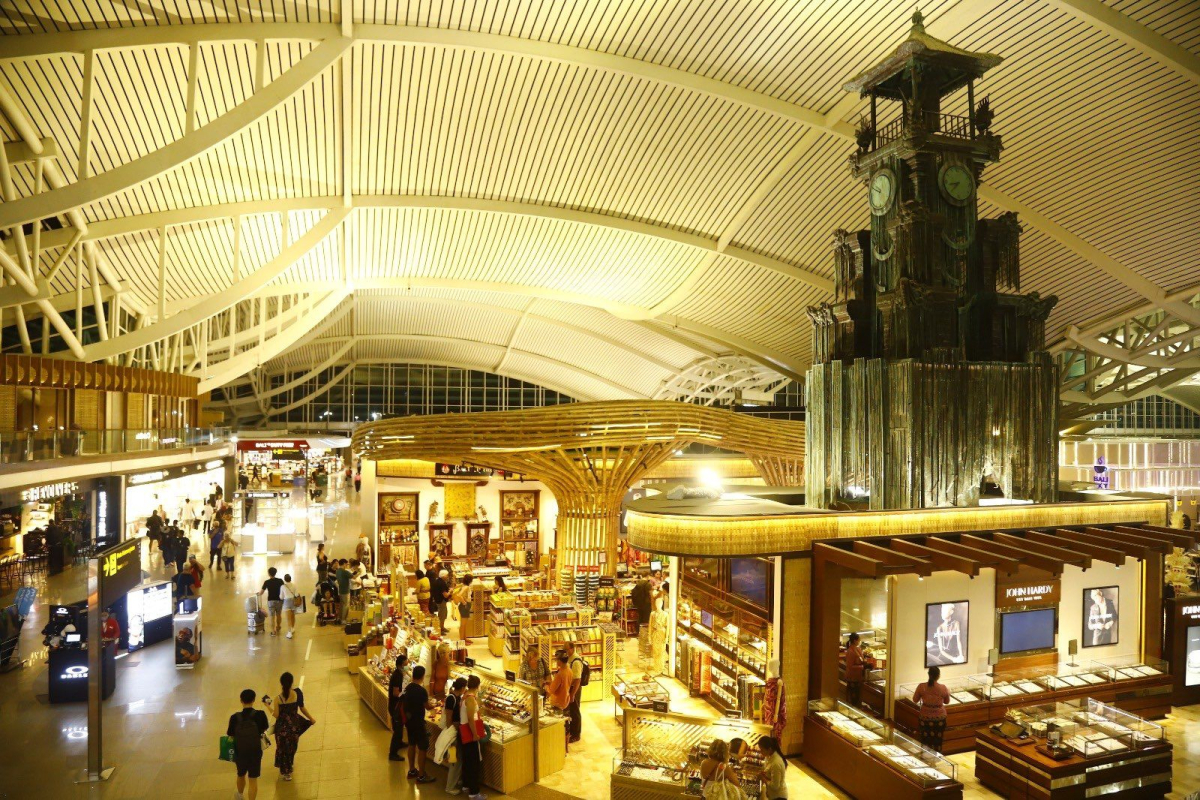 The international terminal at I Gusti Ngurah Rai Airport