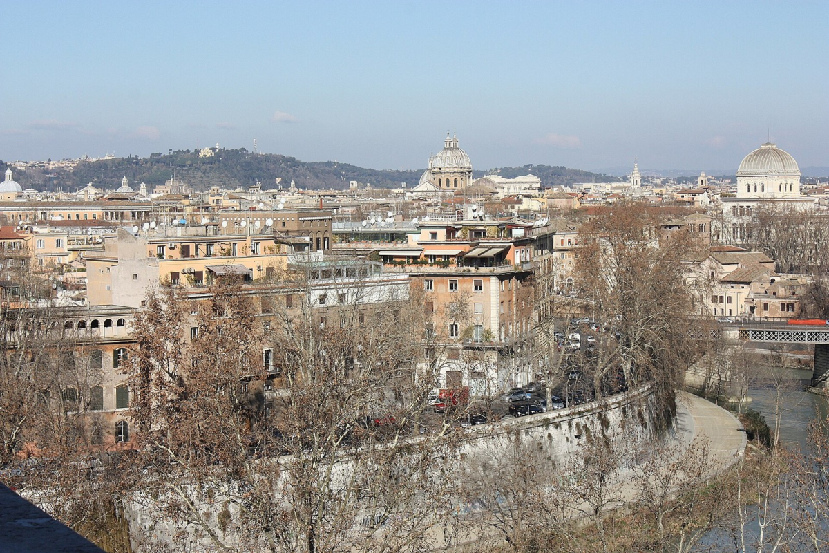 Rome and the Tiber seen from the Orange Garden