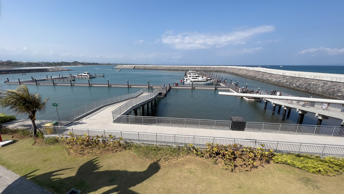 Sanur Port, photographed in 2023