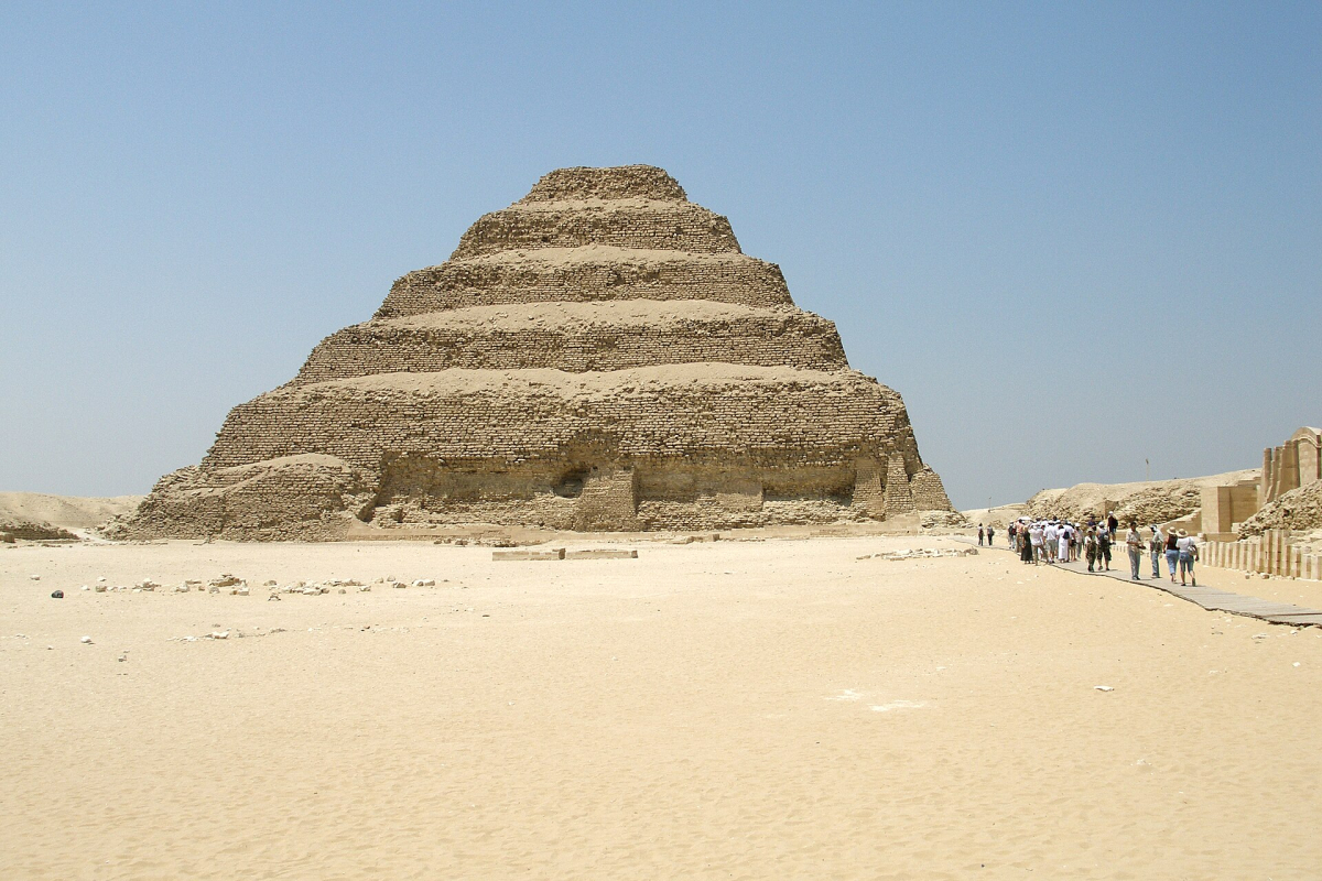Step Pyramid of Djoser at Saqqara Step Pyramid of Djoser at Saqqara