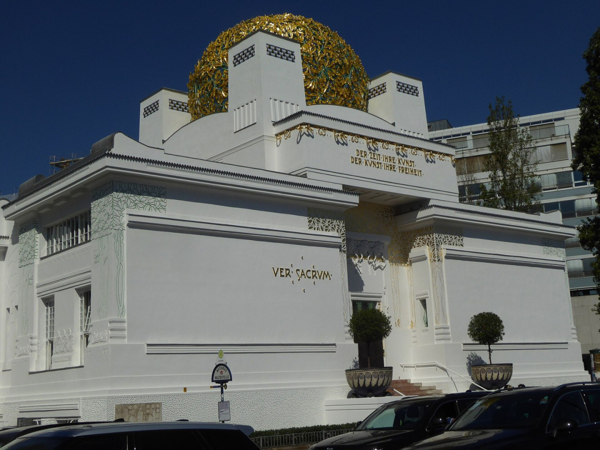 The Secession building with its gilded leaf dome