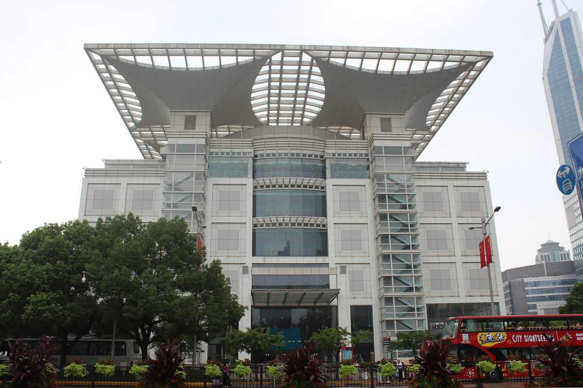 Shanghai photography subject: Urban Planning Exhibition Center Shanghai photography subject: Urban Planning Exhibition Center