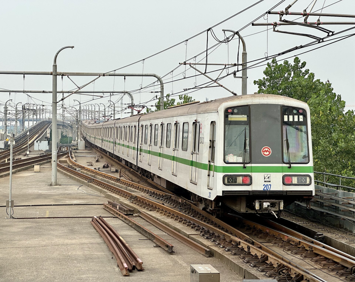 A Shanghai Metro station or train A Shanghai Metro station or train