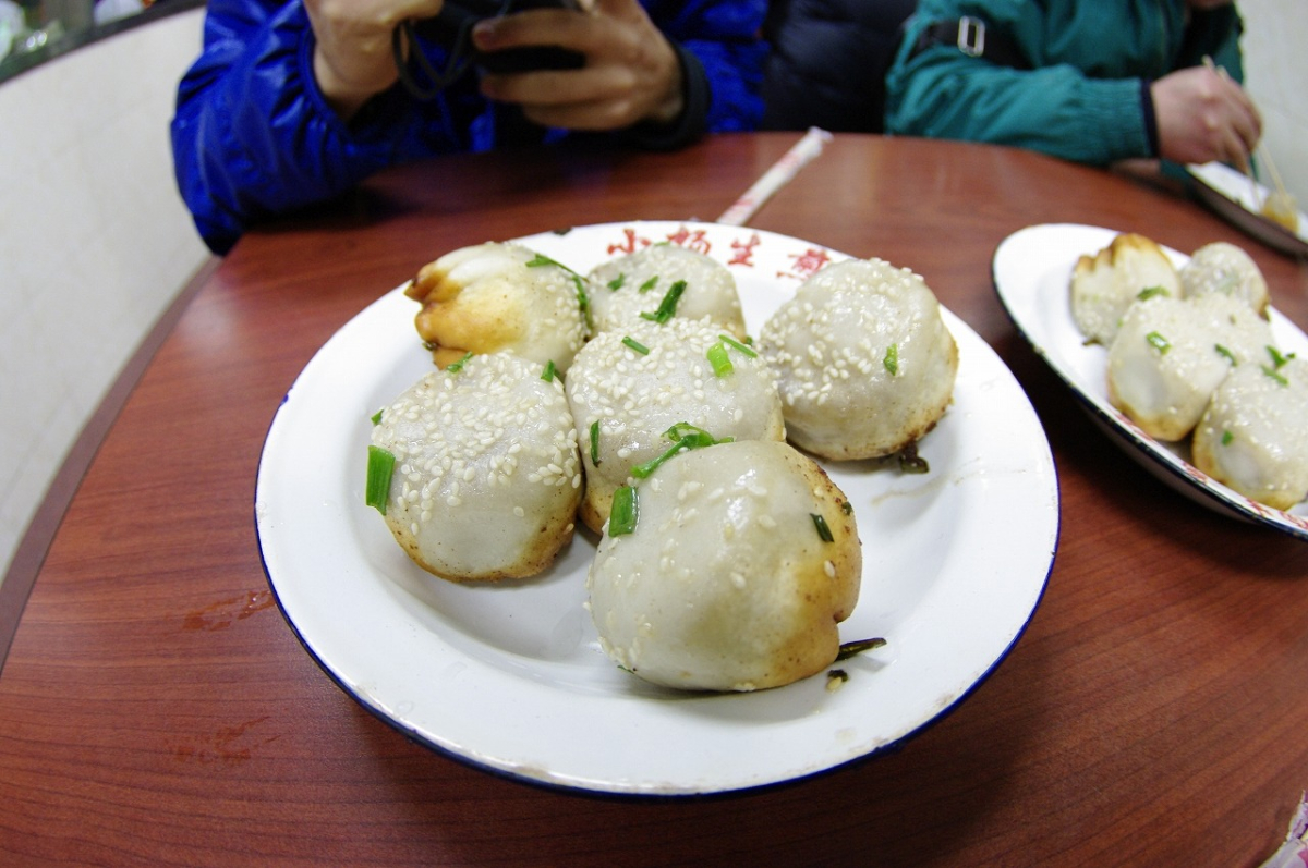 Shanghai-style breakfast dumplings