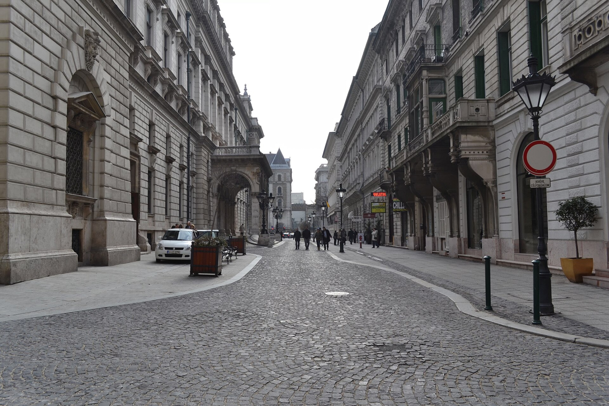 Street by the Hungarian State Opera