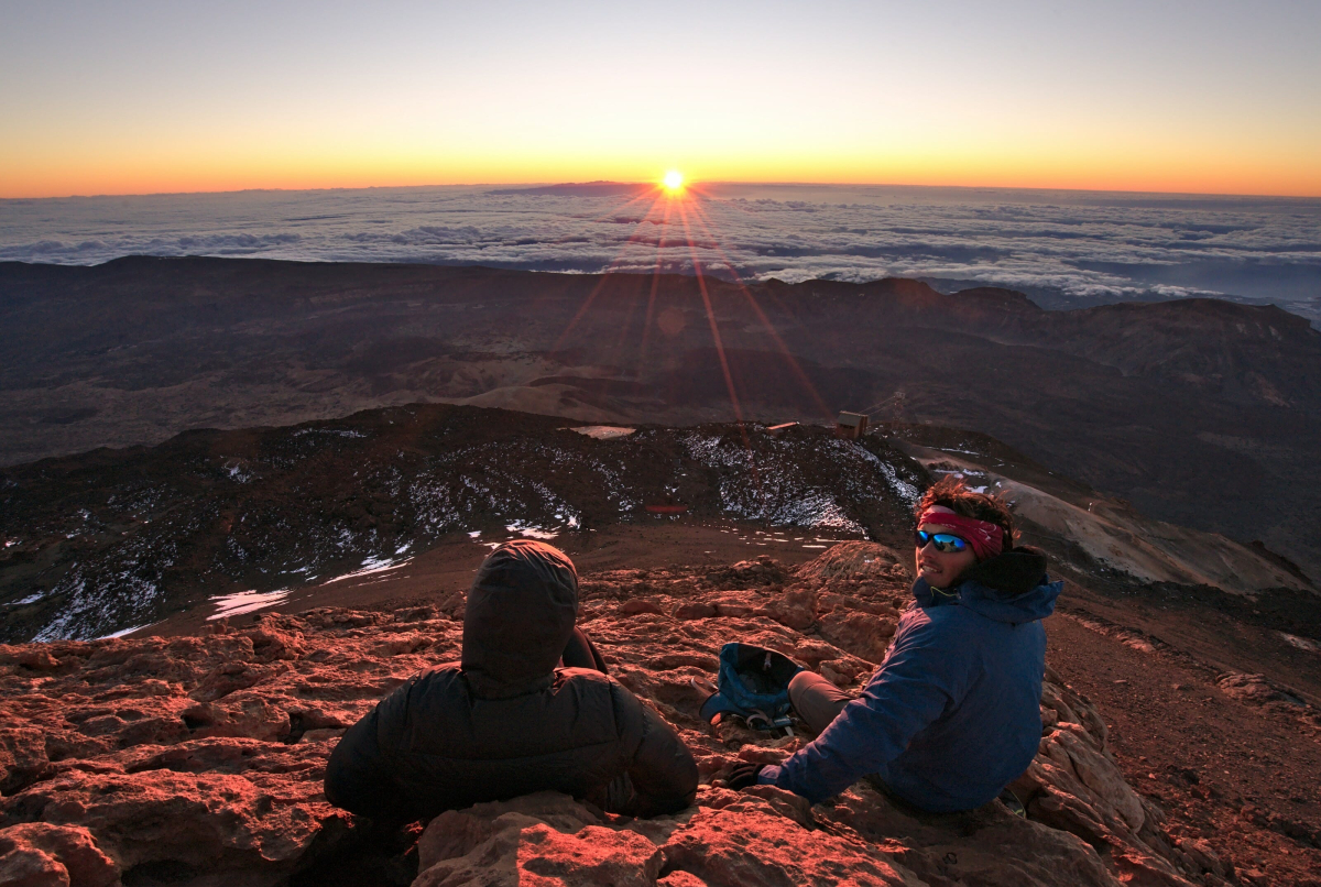 Sunrise over Mount Teide National Park, Tenerife