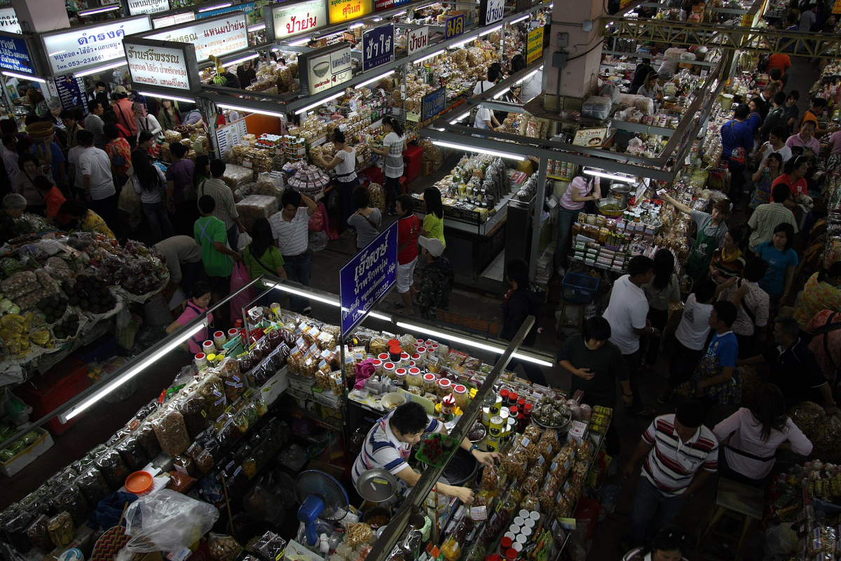 Warorot Market in Chiang Mai. Warorot Market in Chiang Mai.