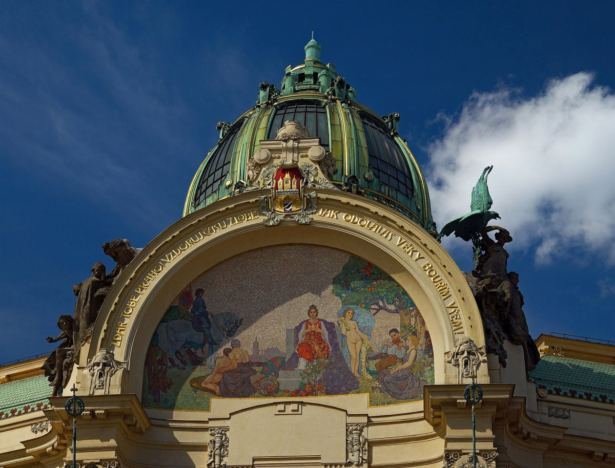 Prague city centre in a cultural setting Prague city centre in a cultural setting