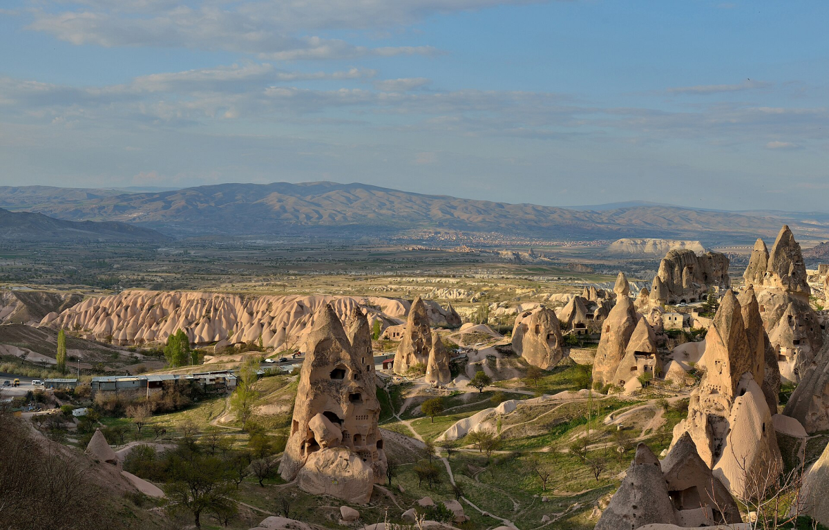Uçhisar and the volcanic landscape of Cappadocia