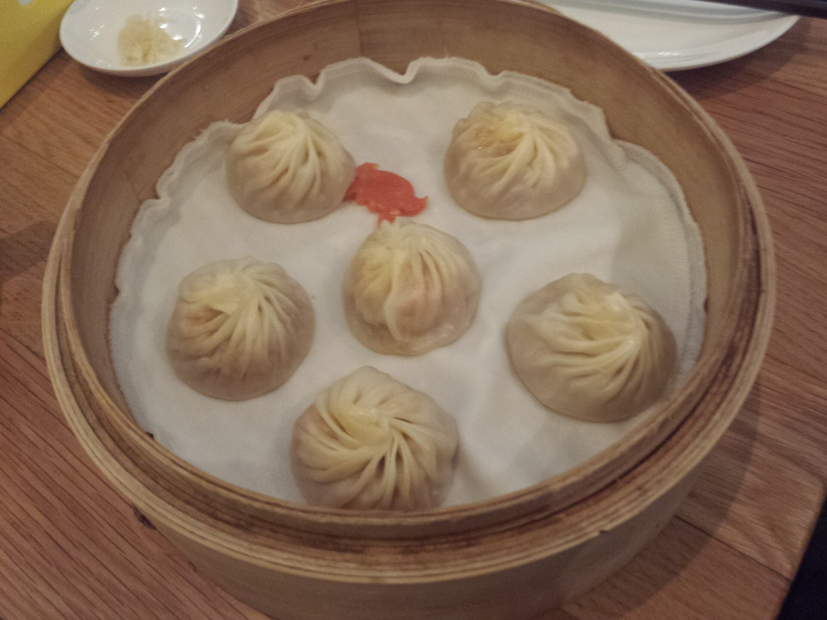 Xiaolongbao served in a bamboo steamer Xiaolongbao served in a bamboo steamer