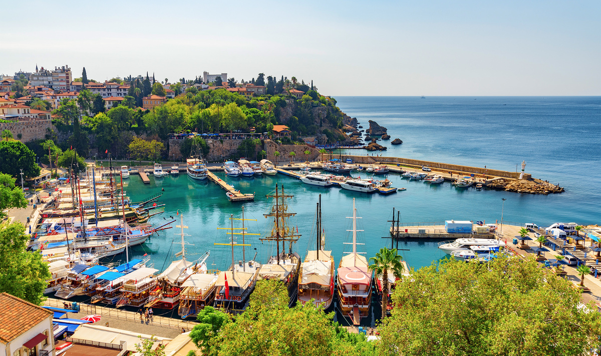Antalya old town marina