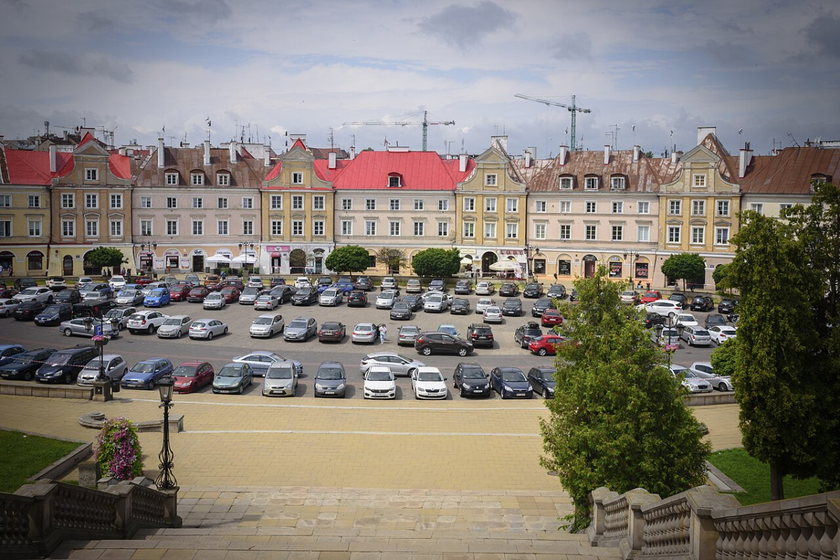 Historic houses in Lublin Old Town