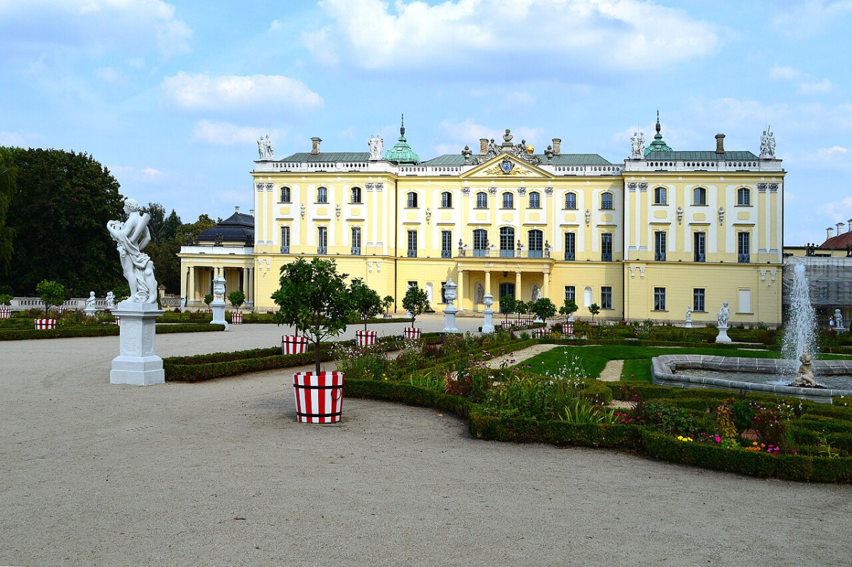 Branicki Palace and garden in Białystok