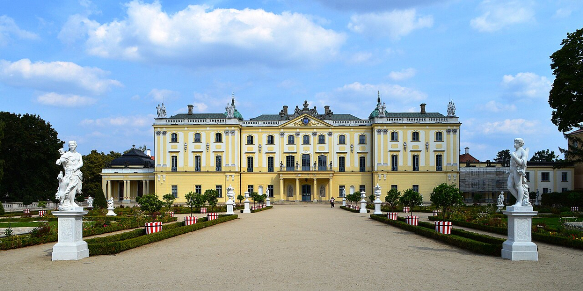 Branicki Palace and its garden in Białystok