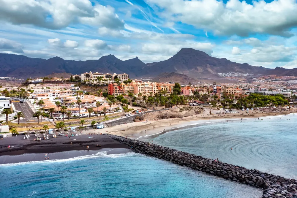Luxury beachfront at Playa del Duque in Costa Adeje, Tenerife