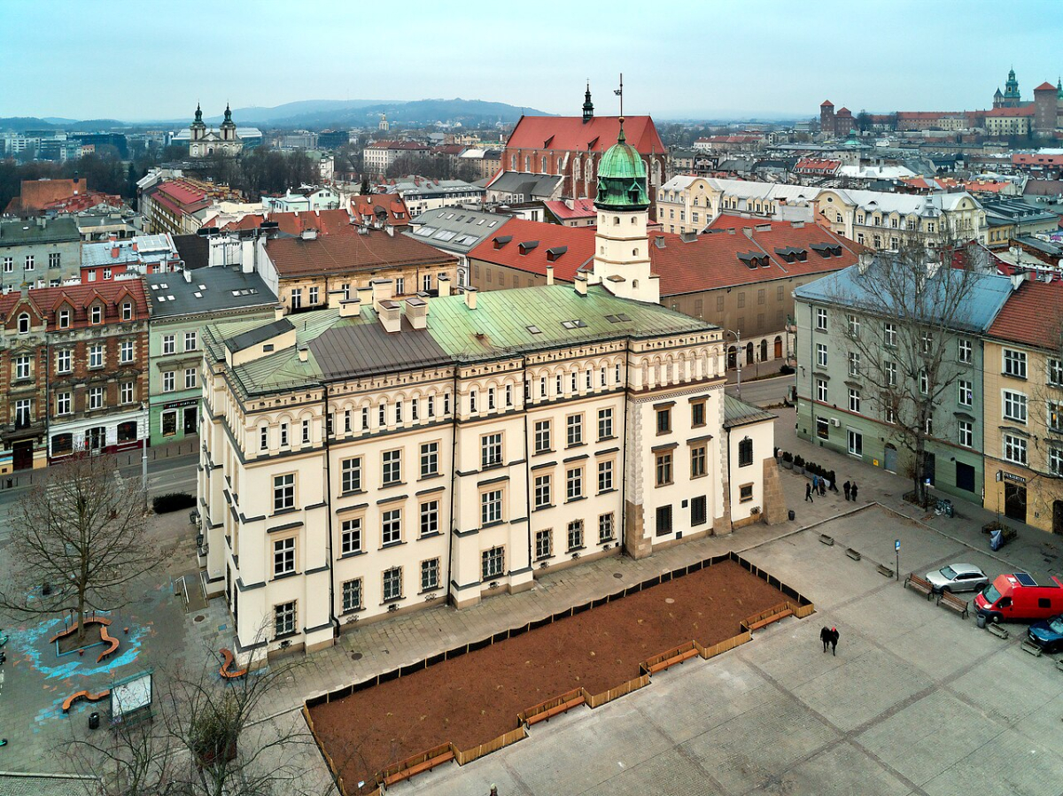 Historic town hall at Wolnica Square in Kazimierz