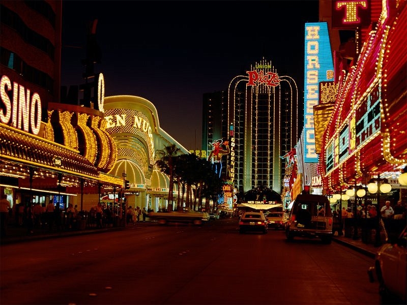 Las Vegas Street at Night
