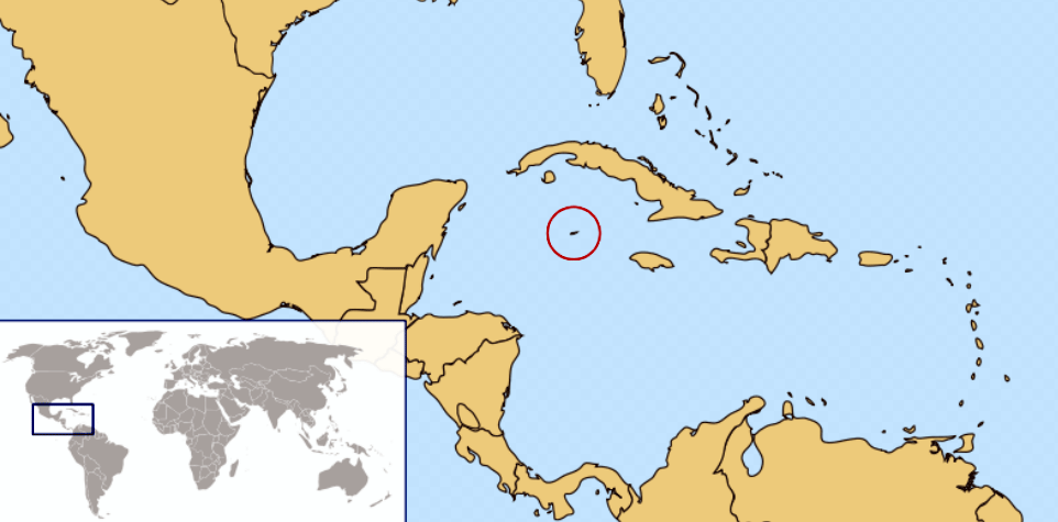 Location of Cayman Islands