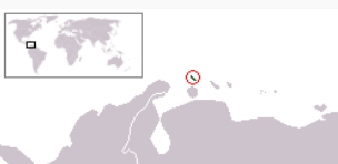 Location of Aruba