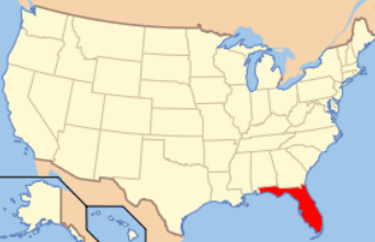 Location of Florida