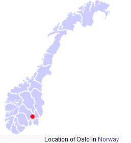 Oslo Location Map