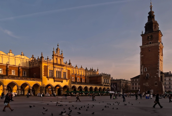 Rynek Główny is the historic heart of Krakow, surrounded by medieval townhouses, St. Mary’s Basilica, and one of Europe’s largest market squares.