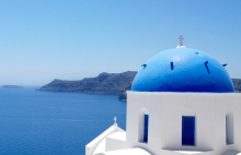 Church in Oia Santorini